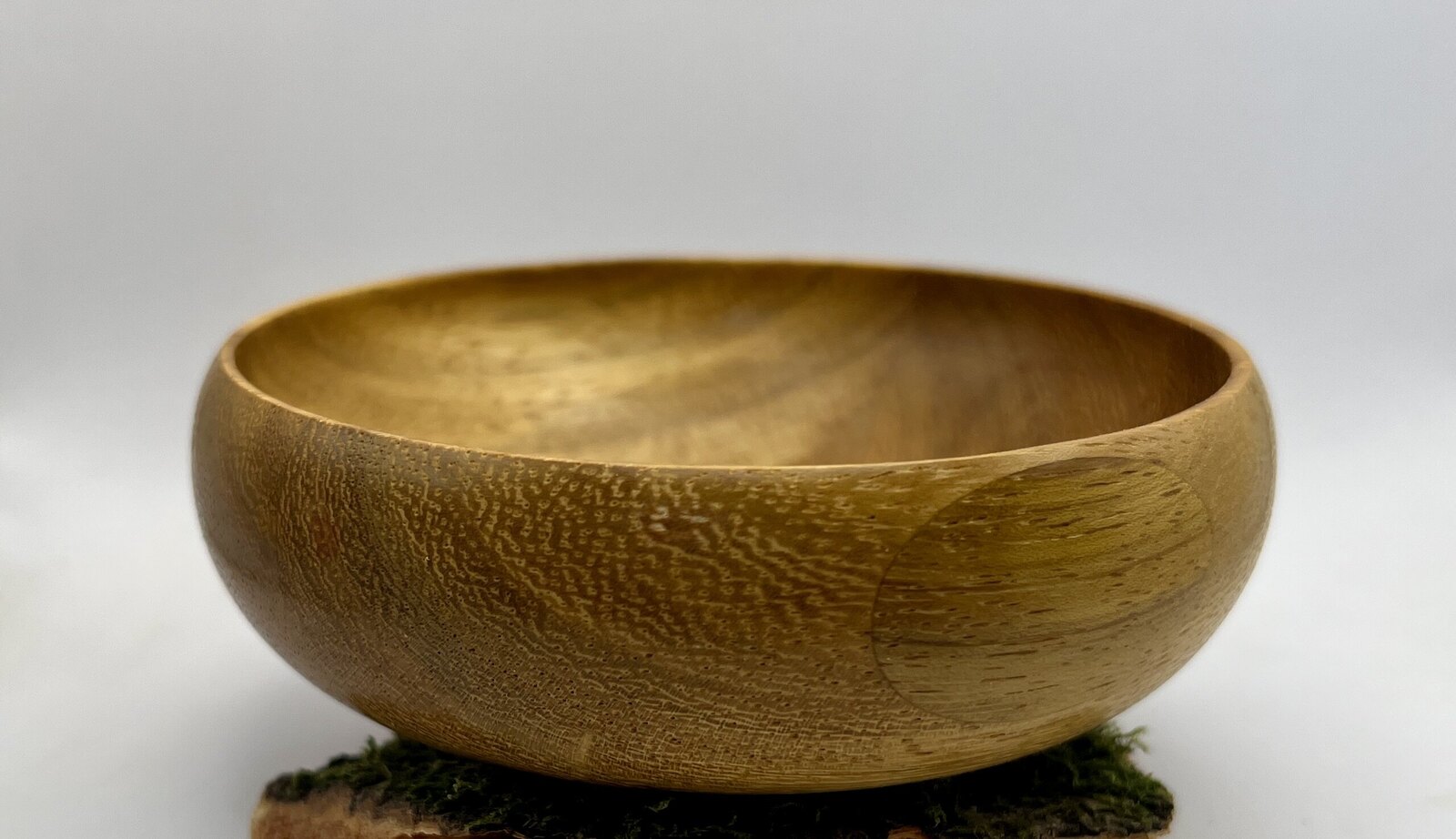 The finished African teak bowl